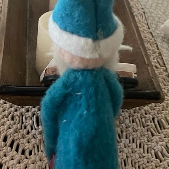 Vintage  felt Santa Claus 13" - Picture 2 of 7